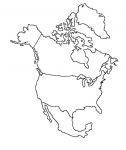 Mapa Ameryki Północnej