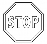 Stop - znak drogowy