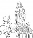 Nabożeństwo majowe - Maryja i dzieci